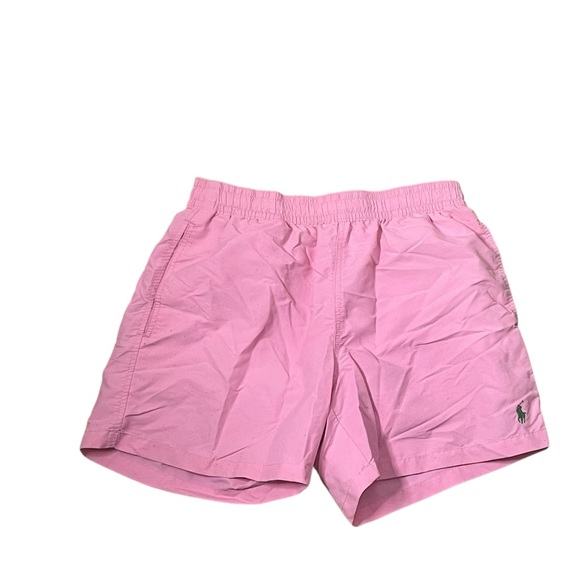 Polo Ralph Lauren Pink Swim Short Trunks Suit Lined Embroidered Logo - Picture 1 of 6